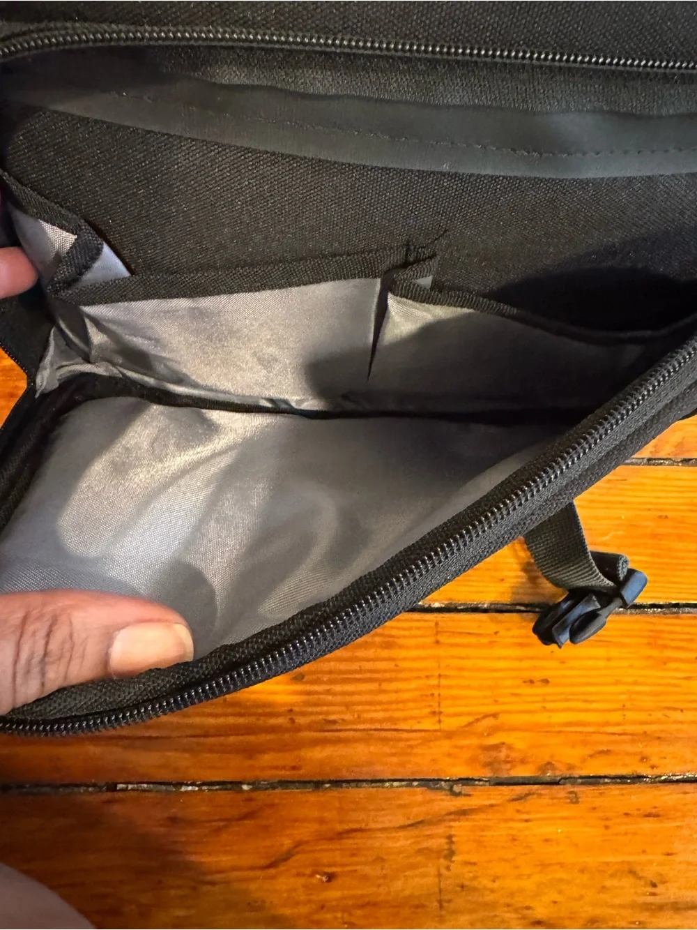 Canon Black and Gray Compact Messenger Camera Bag